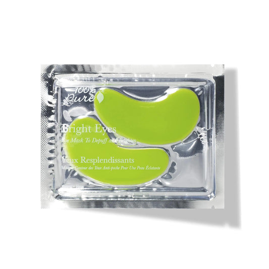 100% PURE Bright Eyes Masks Under Eye Skincare Wrinkle Smoothing
