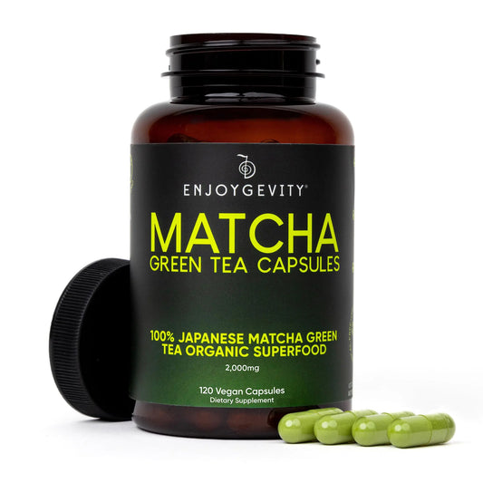 Matcha Green Tea Extract - Gentle Energy Enhancer - 120 Vegan Capsules