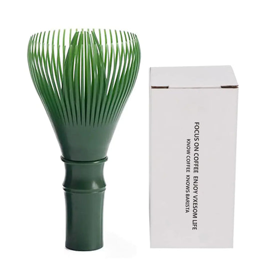 Traditional Matcha Whisk Reusable PP Resin Matcha Whisk Chasen Dishwasher Safe Matcha Stirrer Matcha Green Tea Powder Preparation Prepare Japanese Matcha Tea (Green)